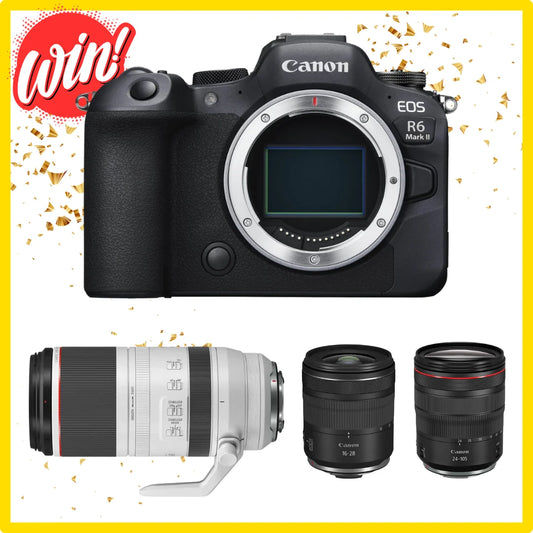Win a Canon EOS R6 Mark II Camera and Lens Bundle. Main image.