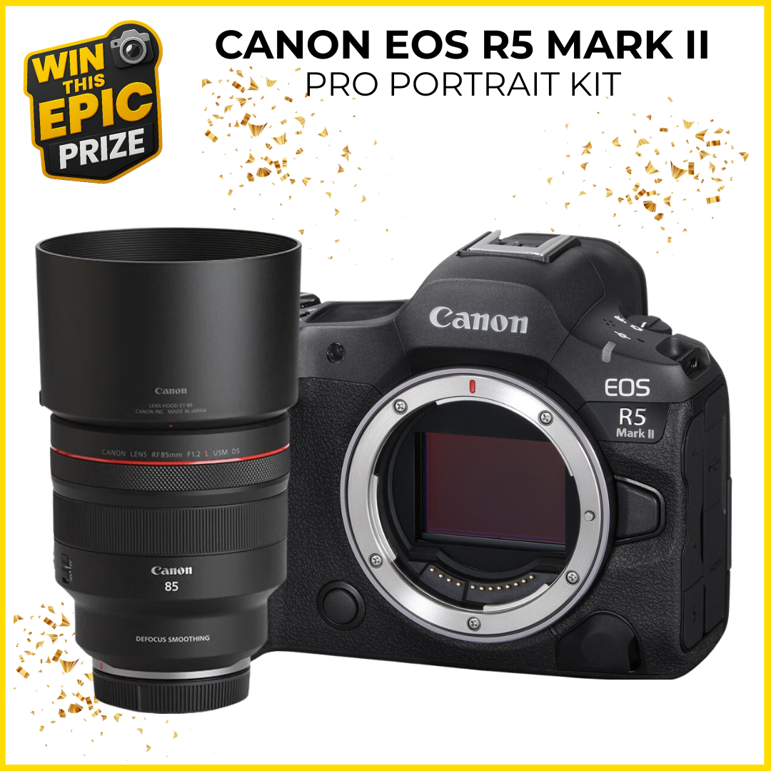 Canon EOS R5 Mark II Pro Portrait Kit product shot.
