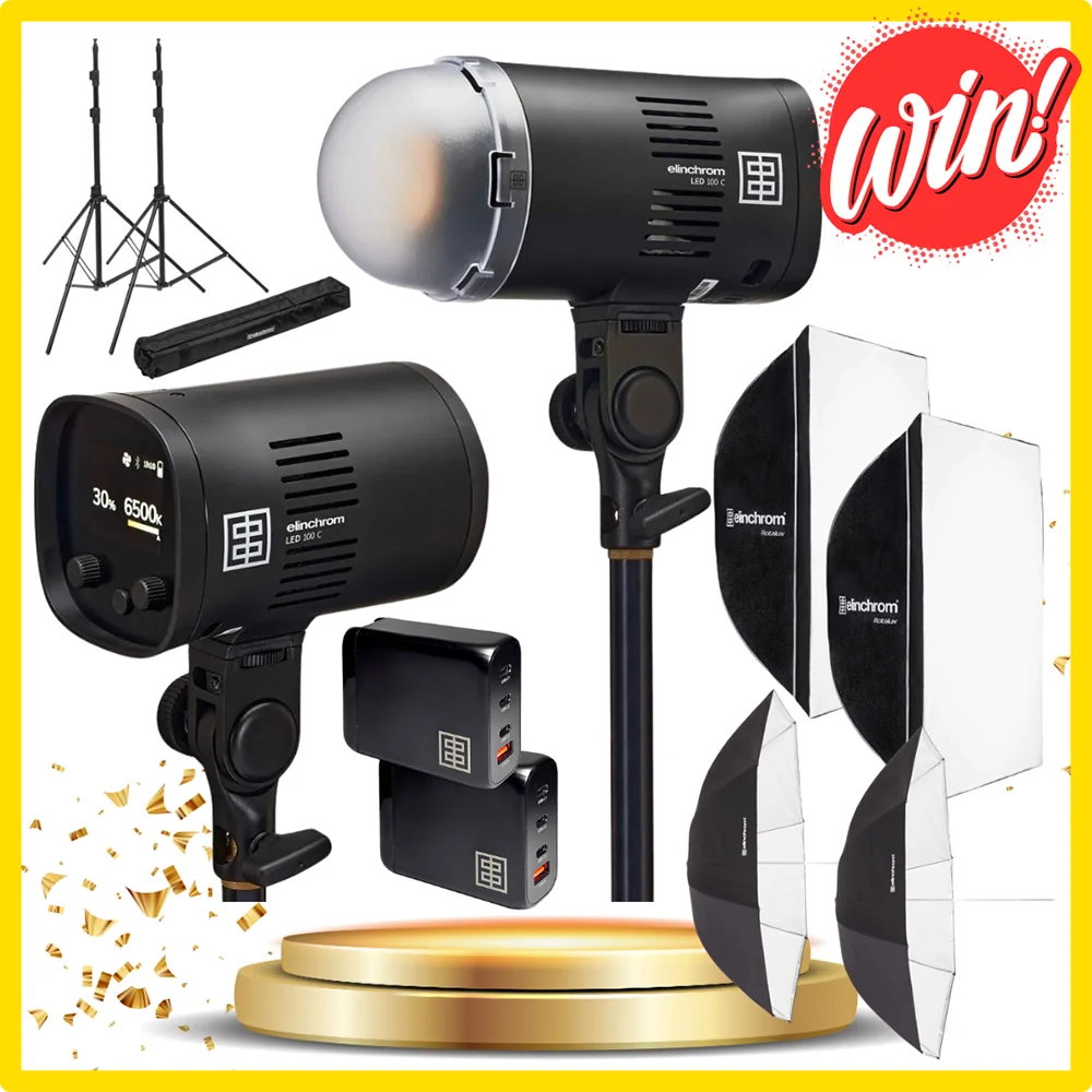 Win an Elinchrom LED 100 C LED Light Custom Kit.