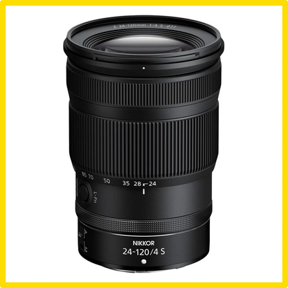 Win a Nikon Z8 Camera Bundle. View of the NIKKOR Z 24-120mm f/4 S Lens.