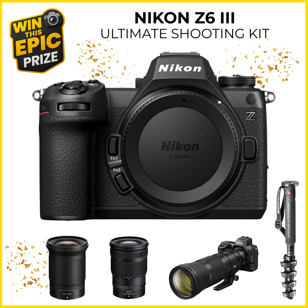 Win the Nikon Z6 III Ultimate Shooting Kit.