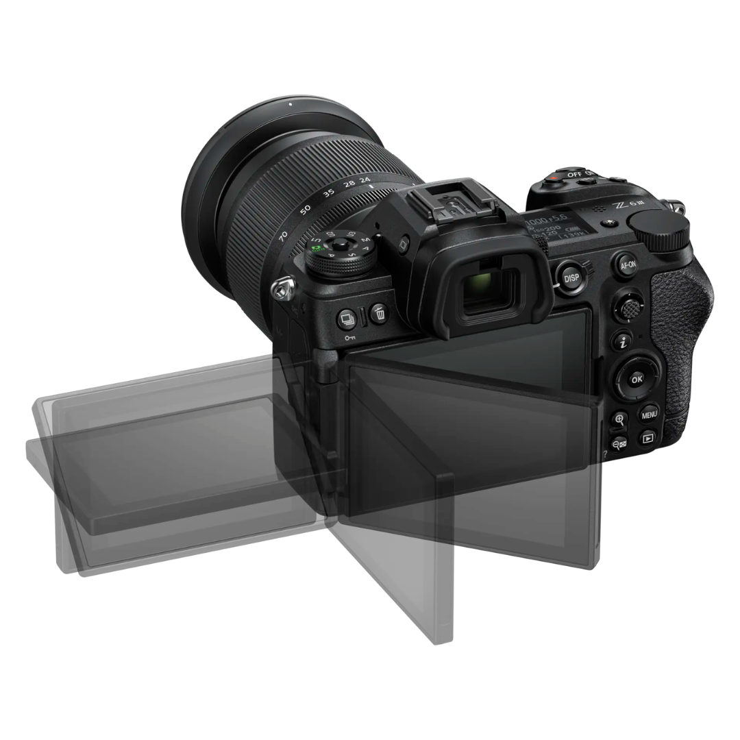 Nikon Z6 III Mirrorless Camera rear flipscreen view