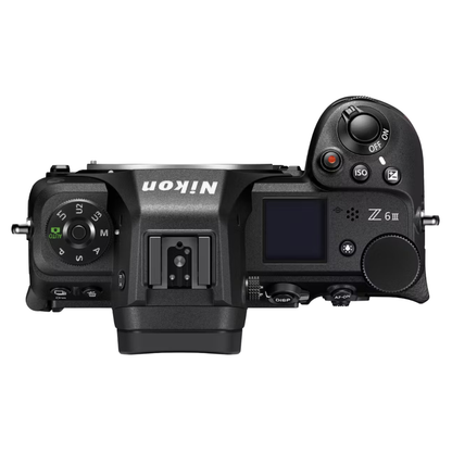 Nikon Z6 III Mirrorless Camera top view