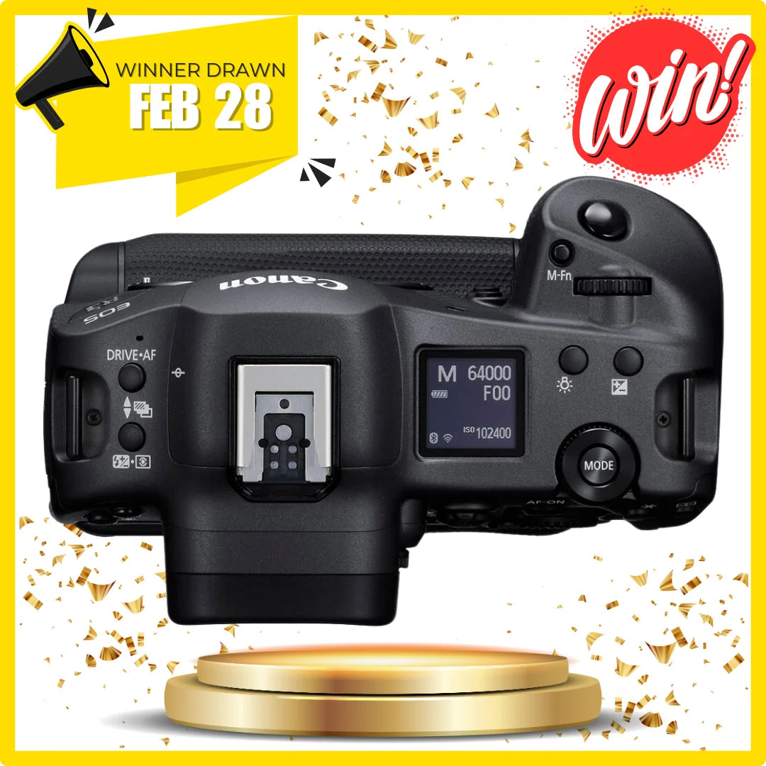 Product picture 5. Win a Canon EOS R3 + a Canon RF 24-70mm f/2.8 L IS USM Lens.