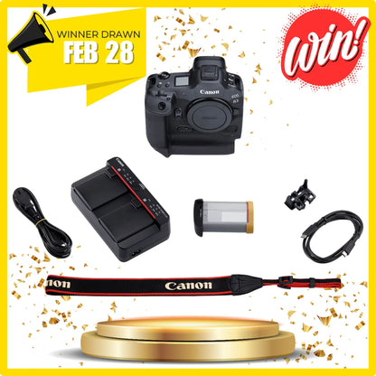 Product picture 7. Win a Canon EOS R3 + a Canon RF 24-70mm f/2.8 L IS USM Lens.