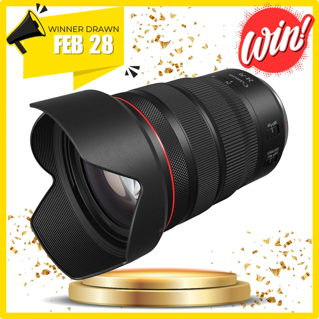 Product picture 8. Win a Canon EOS R3 + a Canon RF 24-70mm f/2.8 L IS USM Lens.