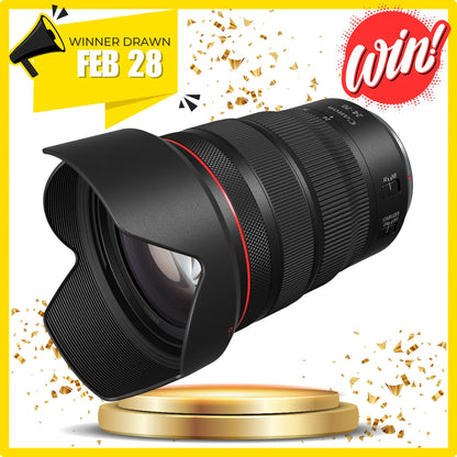 Product picture 8. Win a Canon EOS R3 + a Canon RF 24-70mm f/2.8 L IS USM Lens.