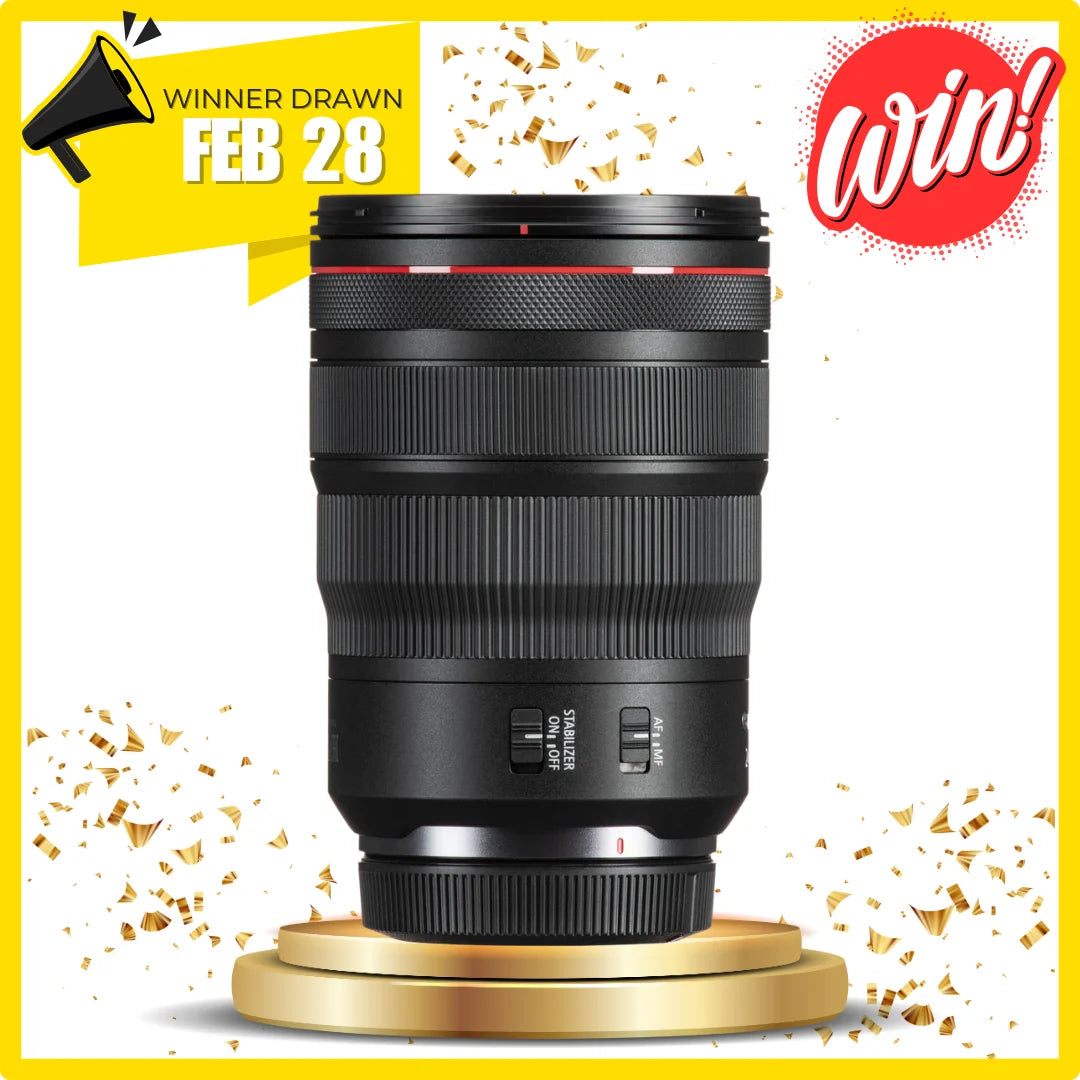 Product picture 10. Win a Canon EOS R3 + a Canon RF 24-70mm f/2.8 L IS USM Lens.