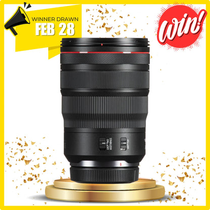 Product picture 10. Win a Canon EOS R3 + a Canon RF 24-70mm f/2.8 L IS USM Lens.