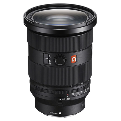 Sony 24-70mm F2.8 GM II lens on a white background.