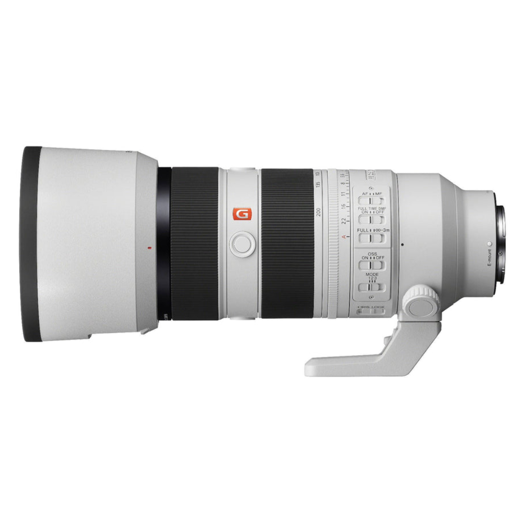 Sony FE 70-200mm F2.8 GM OSS II Lens on a white background.