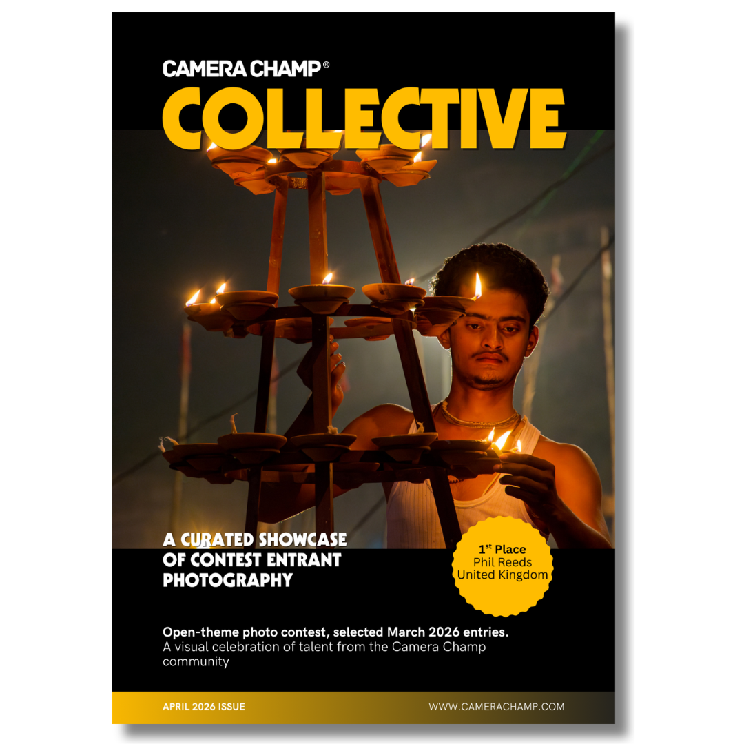 Camera Champ Collective Magazine Issue 12 - April 2026. Buy now.