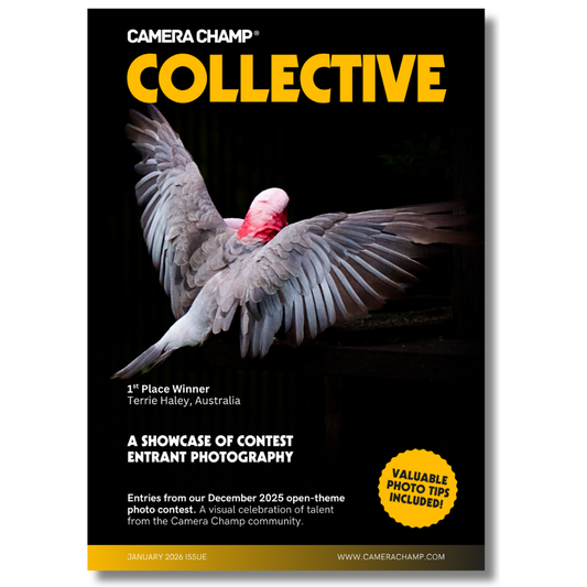 Camera Champ Collective Magazine Issue 9 - January 2026. Buy now.