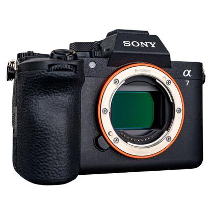 Front image of a Sony A7 V on a white background.